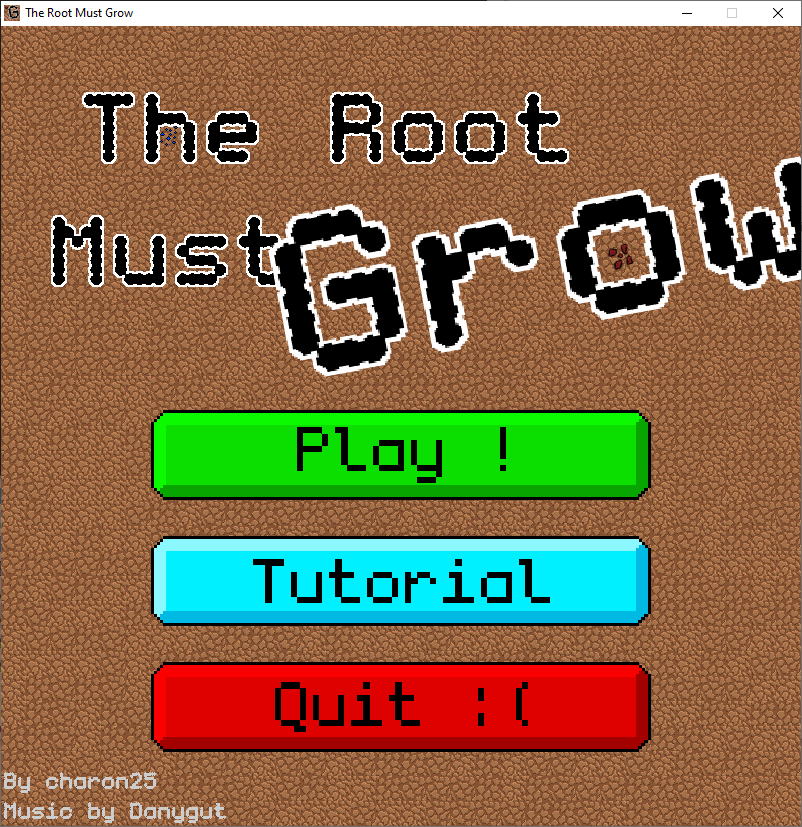 Logo The Root Must Grow - Participation à la Global Game Jam 2023